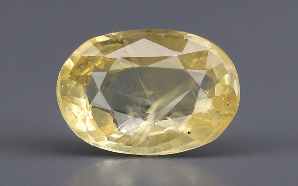 Yellow Sapphire (Pukhraj) - 6.61 Carat
