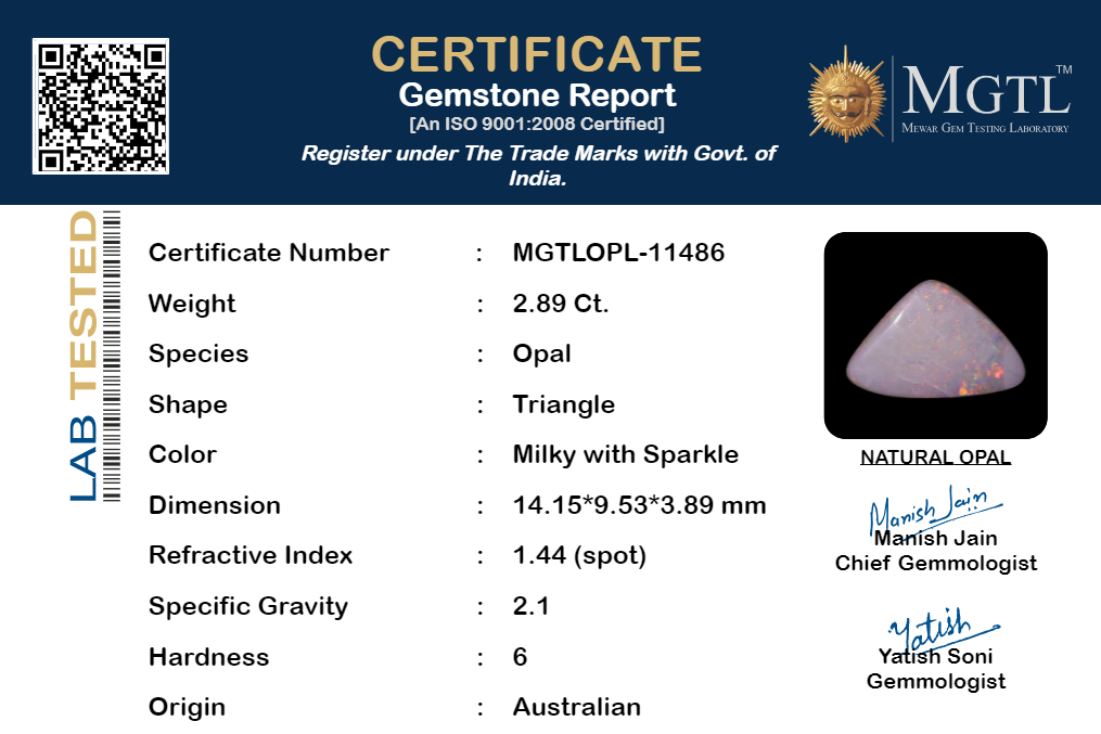 Opal - 2.89 Carats