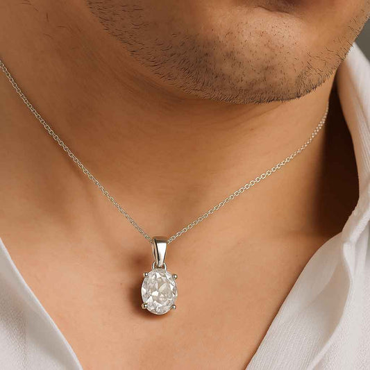 Premium Royal Sterling Silver Zircon Pendant