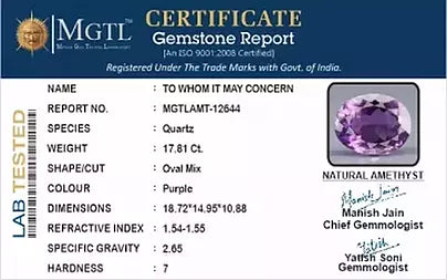 Amethyst - 17.81 Carats