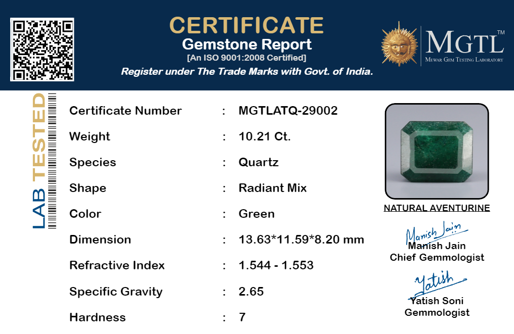 Aventurine - 10.21 Carats