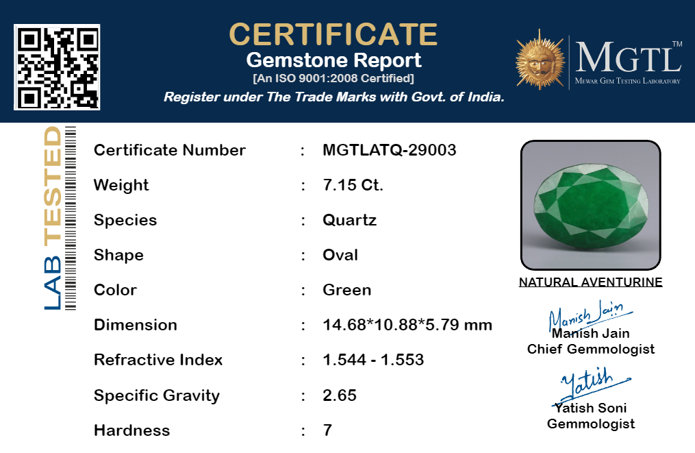 Aventurine - 7.15 Carats