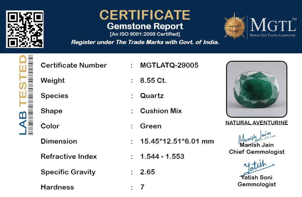 Aventurine - 8.55 Carats