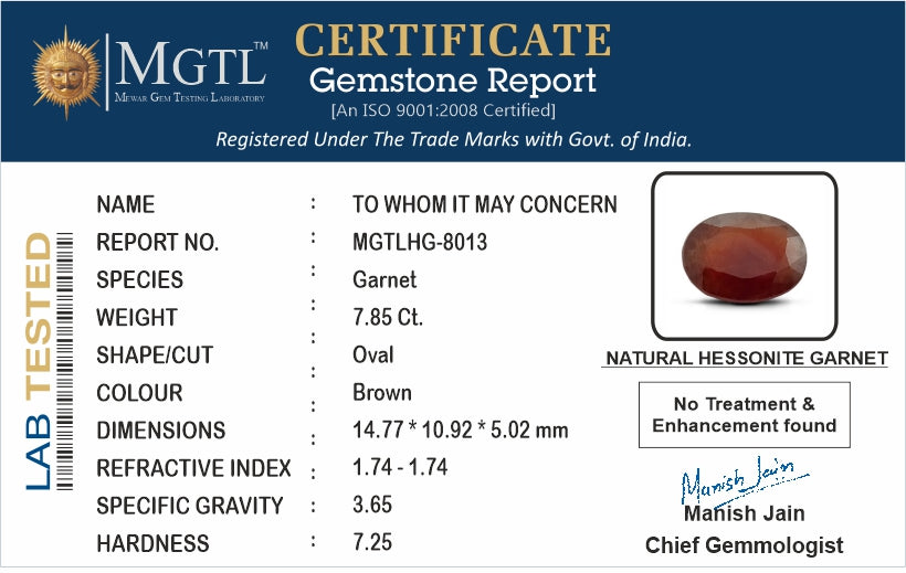 Buy hessonite stone online, explore gomed stone prices in india