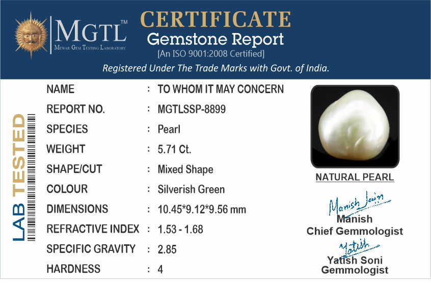 Keshi Pearl (Moti) - 5.71 Carats
