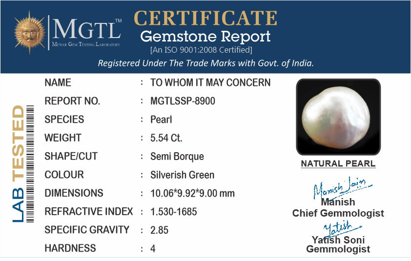 Keshi Pearl (Moti) - 5.54 Carats