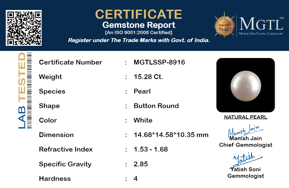 Keshi Pearl (Moti) - 15.28 Carats