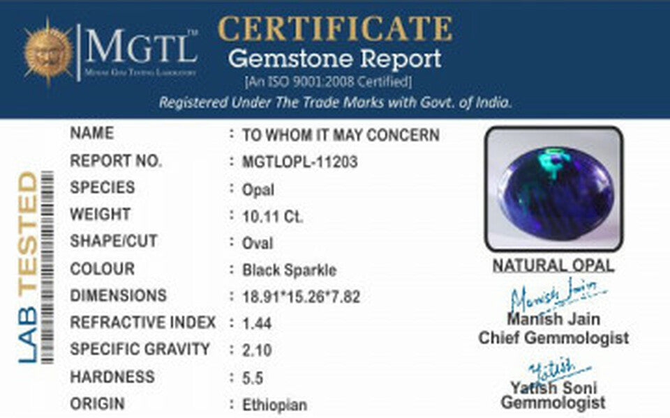 Opal - 10.11 Carats