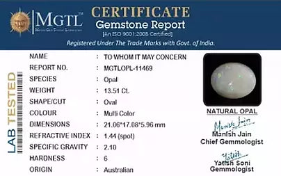 Opal - 13.51 Carats