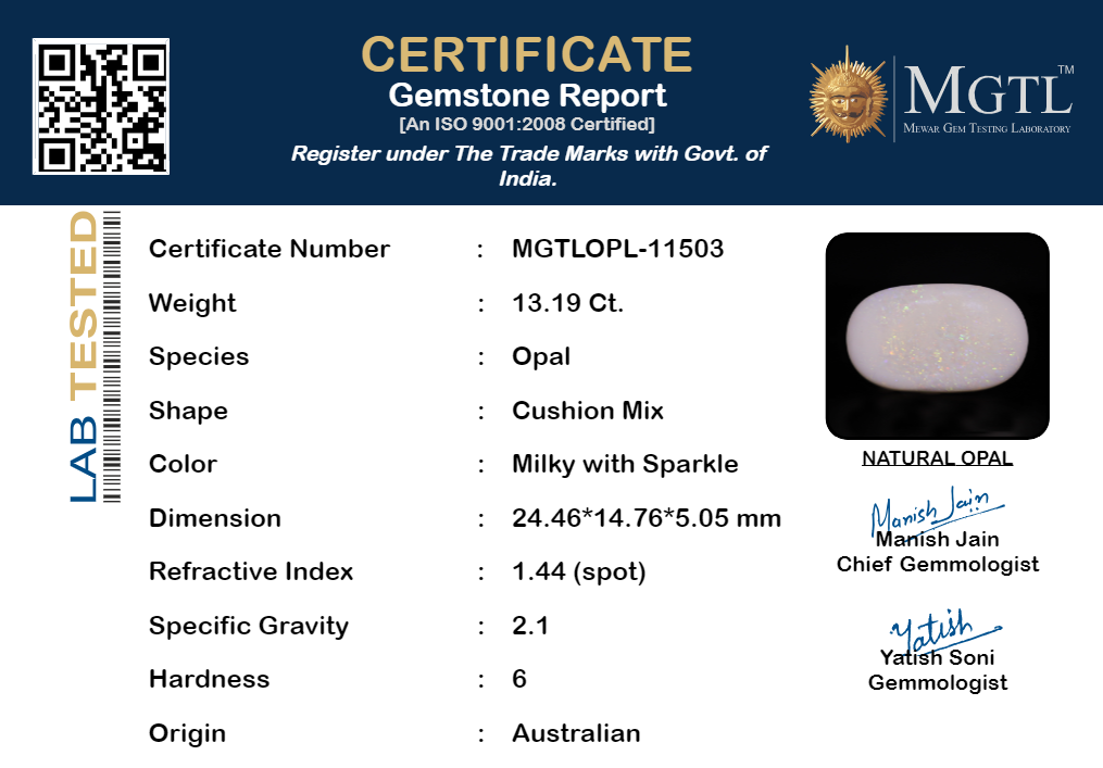 Opal - 13.19 Carats