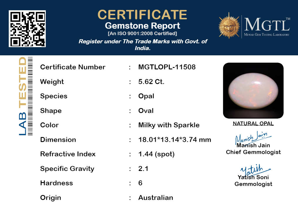 Opal - 5.62 Carats