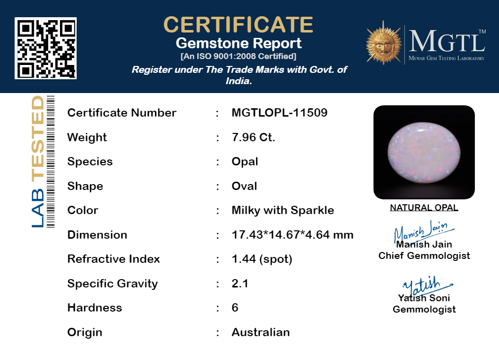 Opal - 7.96 Carats