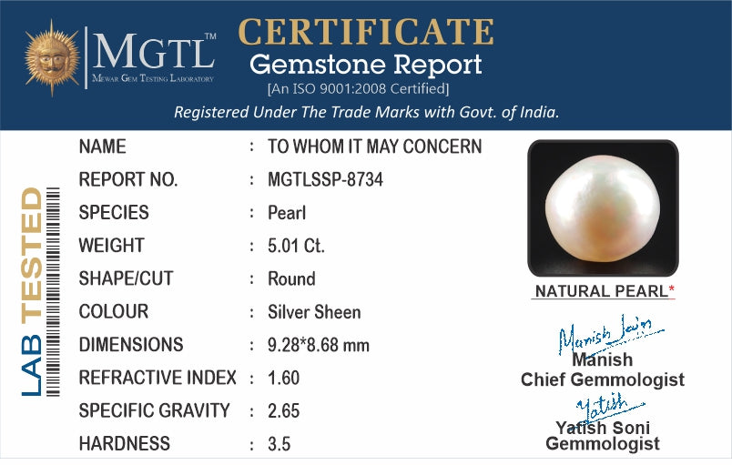 South Sea Pearl (Moti) - 5.01 Carats