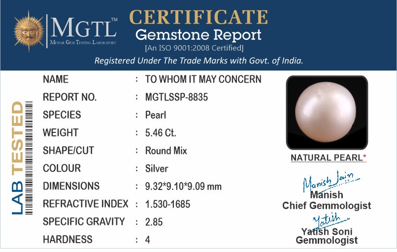 South Sea Pearl (Moti) - 5.46 Carats