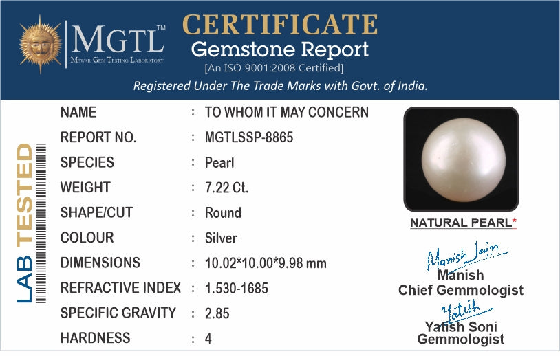 South Sea Pearl (Moti) - 7.22 Carats