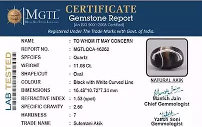 Hakik (Agate) - 11.08 Carats