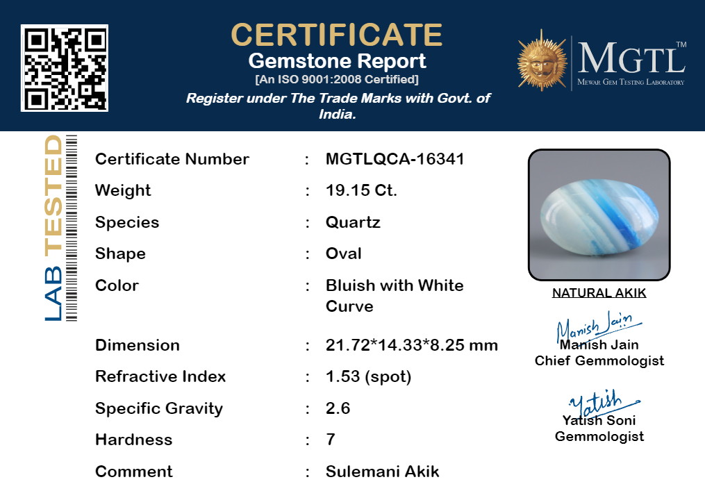 Hakik (Agate) - 19.15 Carats
