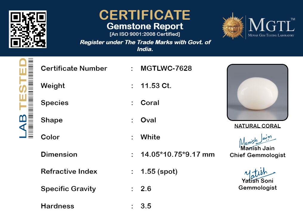 White Coral - 11.53 Carats