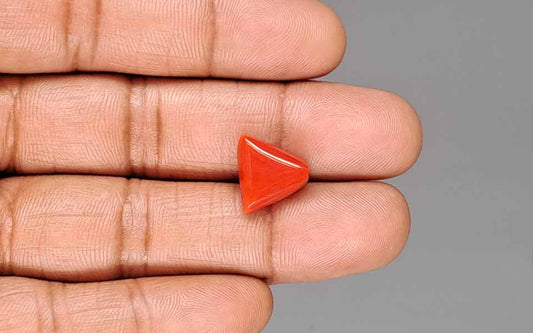 Red Coral (Moonga) Gemstone - 7.47 Carats