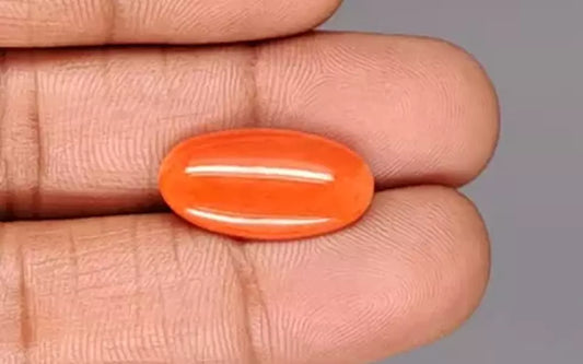 Red Coral (Moonga) Gemstone - 6.91 Carats