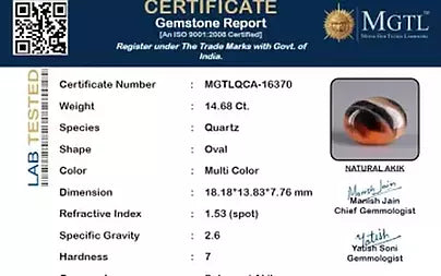 Hakik (Agate) - 14.68 Carats