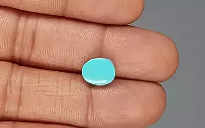 Turquoise - 2.38 Carats ( Firoza - 2.59 Ratti )