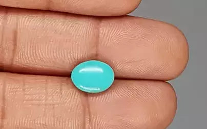 Turquoise - 2.27 Carats ( Firoza - 2.47 Ratti )