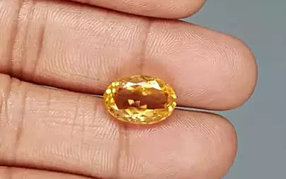 Citrine - 7.07 Carats (Sunela - 7.71 Ratti)