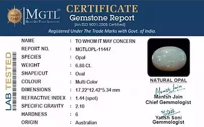 Opal - 6.88 Carats
