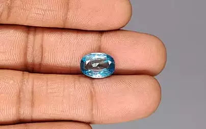 Blue Zircon - 5.69 Carats