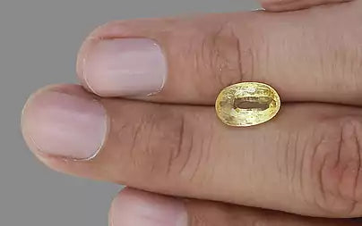 Yellow Sapphire - 3.12 Carats (Pukhraj - 3.40 Ratti)