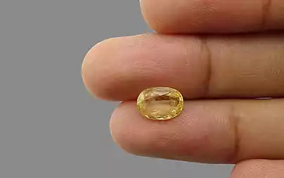 Yellow Sapphire - 3.07 Carats (Pukhraj - 3.35 Ratti)