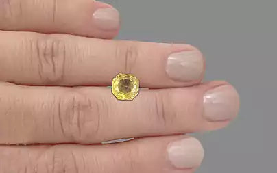 Yellow Sapphire - 3.57 Carats (Pukhraj - 3.89 Ratti)