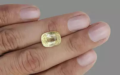 Yellow Sapphire - 7.89 Carats (Pukhraj - 8.60 Ratti)