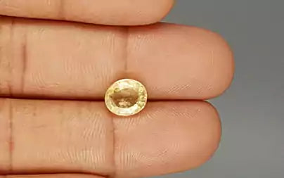 Yellow Sapphire - 3.07 Carats (Pukhraj - 3.35 Ratti)