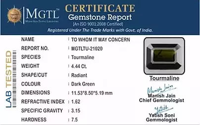 Green Tourmaline - 4.44 Carats