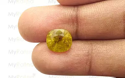 Yellow Sapphire - 6.40 Carats (Pukhraj - 6.98 Ratti)