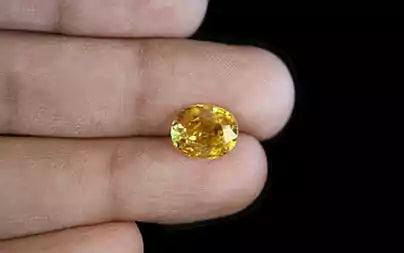 Yellow Sapphire - 4.03 Carats (Pukhraj - 4.39 Ratti)