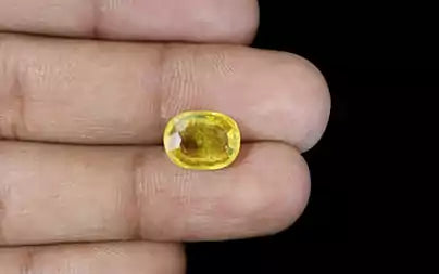 Yellow Sapphire - 4.21 Carats (Pukhraj - 4.59 Ratti)