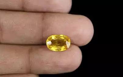Yellow Sapphire - 4.10 Carats (Pukhraj - 4.47 Ratti)