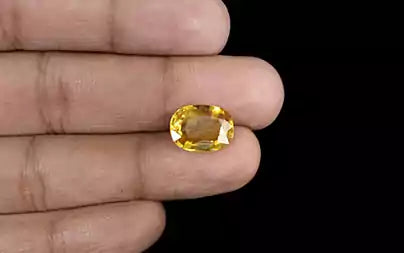 Yellow Sapphire - 5.85 Carats (Pukhraj - 6.38 Ratti)
