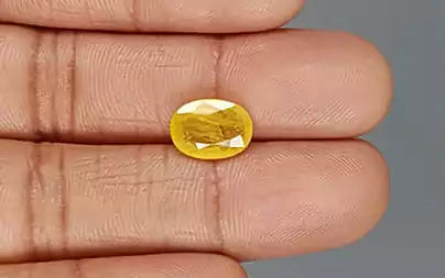 Yellow Sapphire - 3.81 Carats (Pukhraj - 4.15 Ratti)