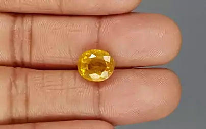 Yellow Sapphire - 5.68 Carats (Pukhraj - 6.19 Ratti)
