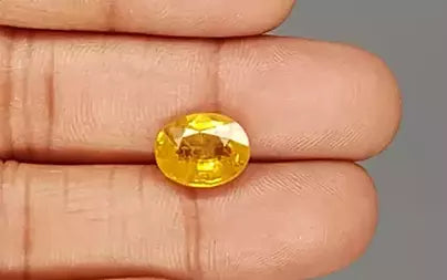 Yellow Sapphire - 5.69 Carats (Pukhraj - 6.20 Ratti)