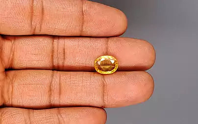 Yellow Sapphire - 4.02 Carats (Pukhraj - 4.38 Ratti)