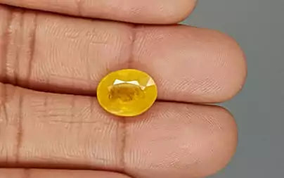 Yellow Sapphire - 5.89 Carats (Pukhraj - 6.42 Ratti)