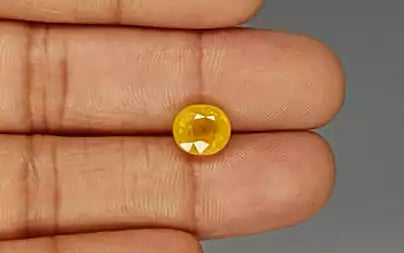 Yellow Sapphire - 4.07 Carats (Pukhraj - 4.44 Ratti)