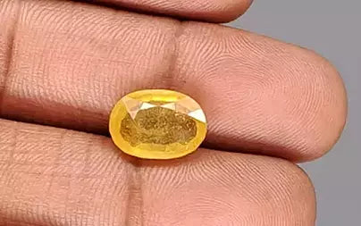 Yellow Sapphire - 5.39 Carats (Pukhraj - 5.88 Ratti)