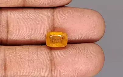 Yellow Sapphire - 4.22 Carats (Pukhraj - 4.60 Ratti)