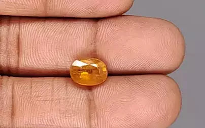 Yellow Sapphire - 3.96 Carats (Pukhraj - 4.32 Ratti)